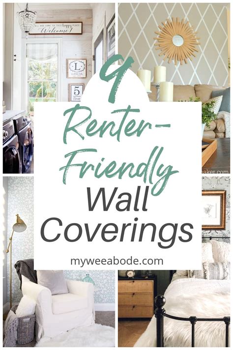 9 Best Renter Friendly Temporary Wall Coverings - | Temporary wall ...