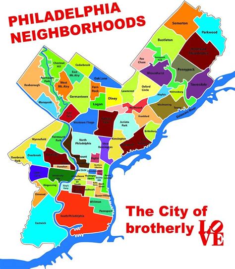 Best Neighborhoods In Philadelphia Map