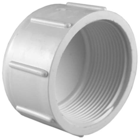 Charlotte Pipe 3/4 in. PVC Sch. 40 FPT Cap-PVC 02117 1000HD - The Home ...