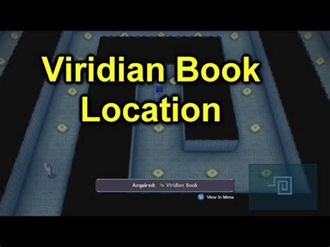 Viridian book location | Crystal Project - YouTube