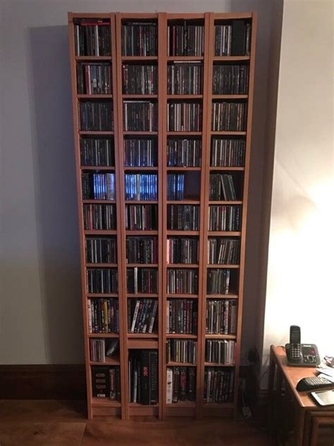 IKEA GNEDBY/BILLY CD/DVD/BLU-RAY STORAGE/SHELVING UNIT | in Cardiff ...