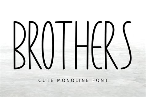 Brothers Font by AV Type · Creative Fabrica