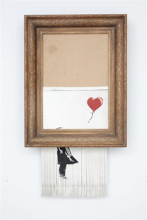 Banksy's Shredded 'Girl With Balloon' Has Been Renamed And Will Be On ...