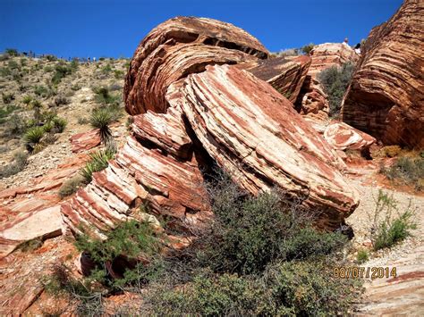 Red Rock Canyon is home to many interesting rock formations.