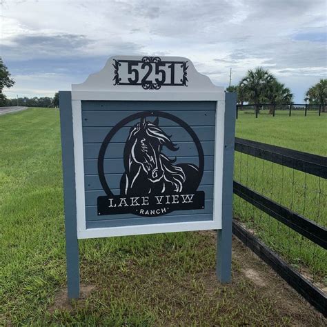 Personalized Horse Ranch Sign | Ranch sign, Horse ranch, Horse farm sign