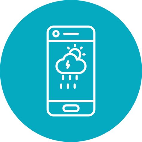 Weather App Vector Icon 20893345 Vector Art at Vecteezy