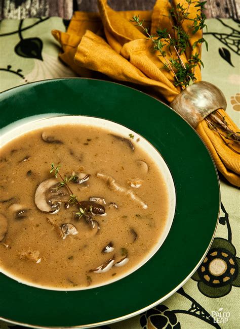 Wild Mushroom Soup | Paleo Leap