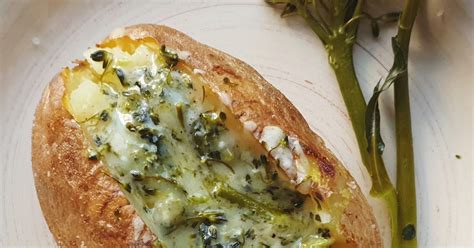 Broccolini & Cheese Jacket Potato Filling