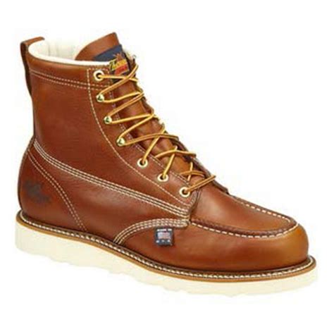 Men's Thorogood® 6" Moc Toe Steel Toe Work Boots - 281778, Work Boots ...