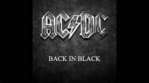 AC/DC Back In Black | Acdc, Back to black, Music videos