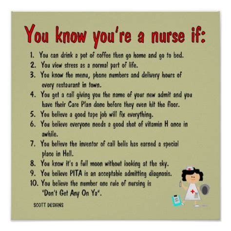 Nurse 2 Poster | Zazzle | Funny nurse quotes, Nurse quotes ...