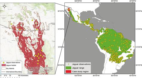 Jaguar Habitat Map