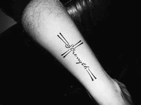 37 Simple Christian Tattoos for Men | Christian tattoos, Leg tattoo men ...