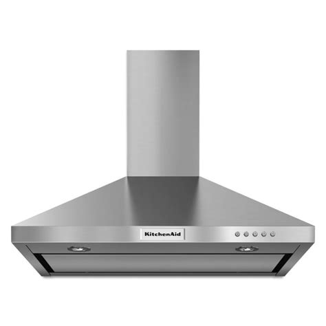 KitchenAid 30-in Convertible Stainless Steel Wall-Mounted Range Hood ...