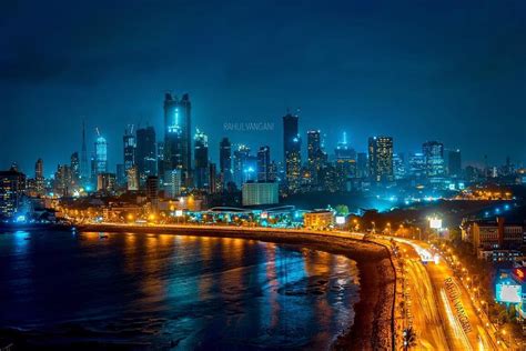 Mumbai at night by Rahul Vangani [1080x720] | Mumbai city, India ...