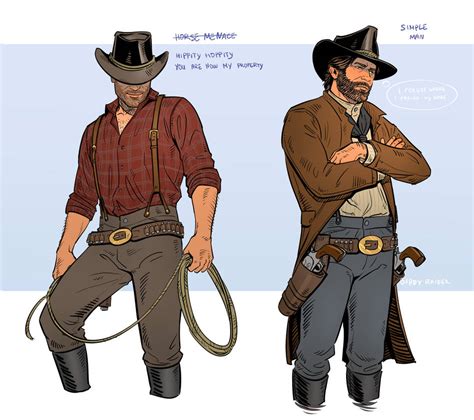 Arthur Morgan outfit (2\4) by birdyraider on DeviantArt