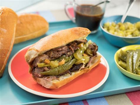 Chicago-Style Italian Beef Sandwich Recipe | Jeff Mauro | Food Network