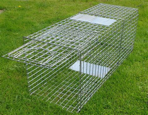 58"INCH X-LARGE PORTABLE DOG TRAP, HUMANE, STRAY DOG CAGE, CAPTURE ...