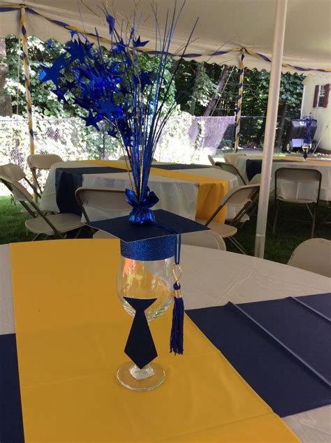 Royal Blue and Gold Graduation Party by EV Events and Rentals ...