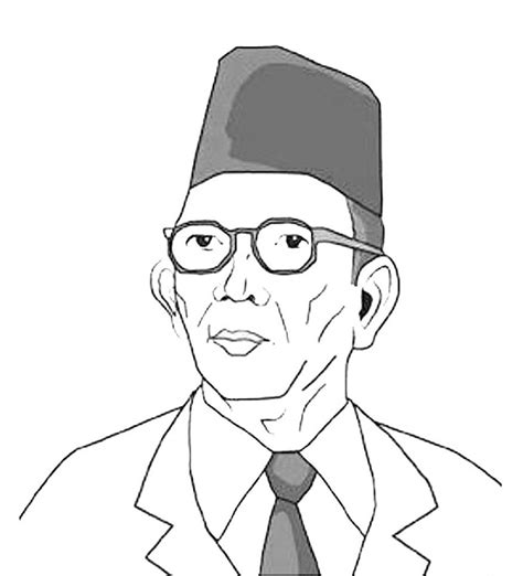 Mewarnai Gambar Pahlawan Nasional Indonesia - MasterWarna.com