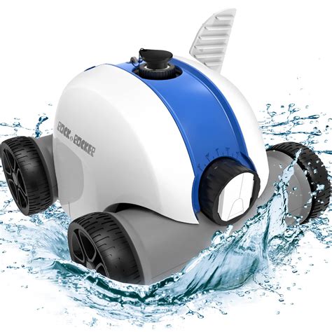 Buy Cordless Robotic Pool Cleaner, Automatic Pool Vacuum with 60-90 ...