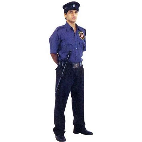 Cotton Blue & Black Security Guard Uniform at Rs 650/set in Pune | ID ...