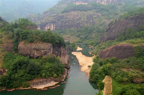 Scenic Landscape of Wuyi Mountains Peaks, China Stock Photo - Image of ...