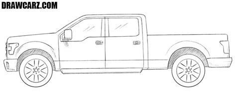 How to Draw a Ford Truck