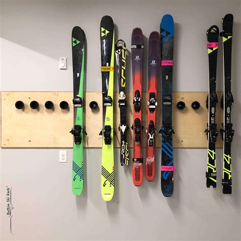 Free Up Space by Organizing and Storing Your Skis with Ski Hanger Rack