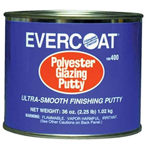 Fibre Glassevercoat FIB-400 Polyester Glazing Putty, 1-quart - Walmart ...