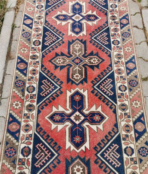 2.9x16.7ft /Long Runner Rug, Thin Turkish Rug, Kitchen Runner Rug ...