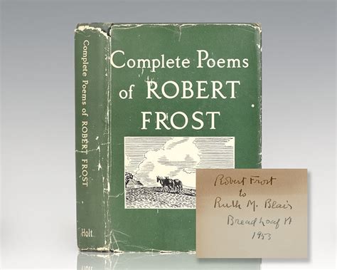 Complete Poems of Robert Frost First Edition Signed