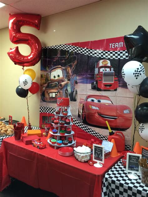 Disney cars party. | Cars birthday party decorations, Disney cars party ...