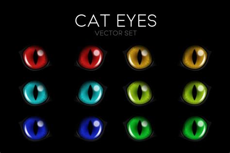 Cat Eyes. Vector Set. (2576951)