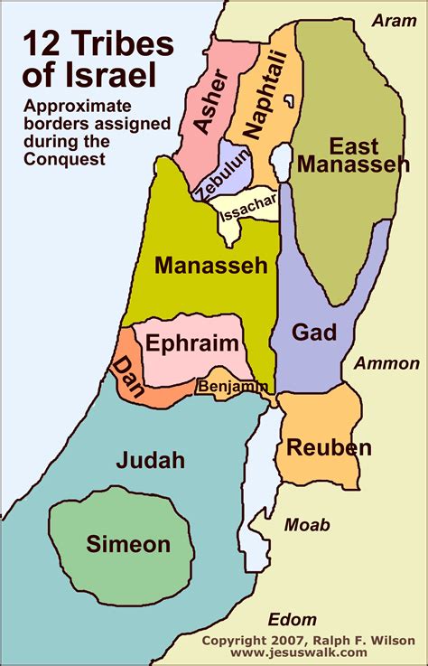 Maps for the Book of Joshua -- JesusWalk Bible Study Series