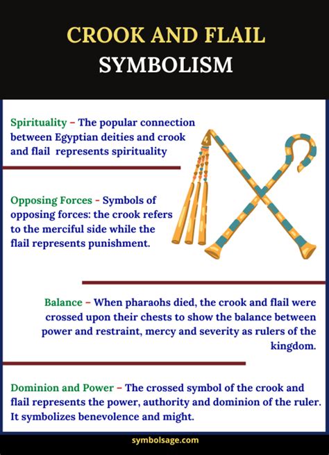 Crook and Flail Symbolism - Symbol Sage