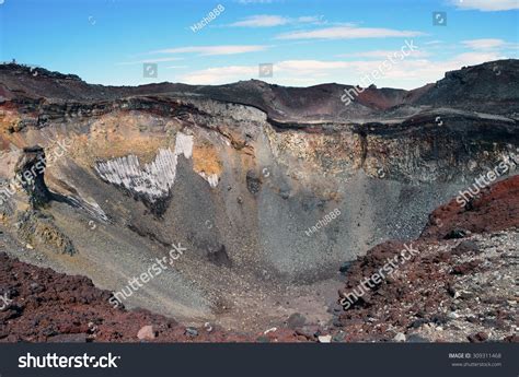 Crater Of Mt. Fuji Stock Photo 309311468 : Shutterstock