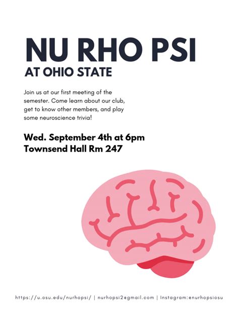 Come learn about Nu Rho Psi! | Nu Rho Psi