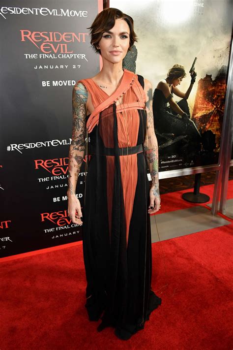 Ruby Rose: Resident Evil: The Final Chapter LA Premiere -01 | GotCeleb