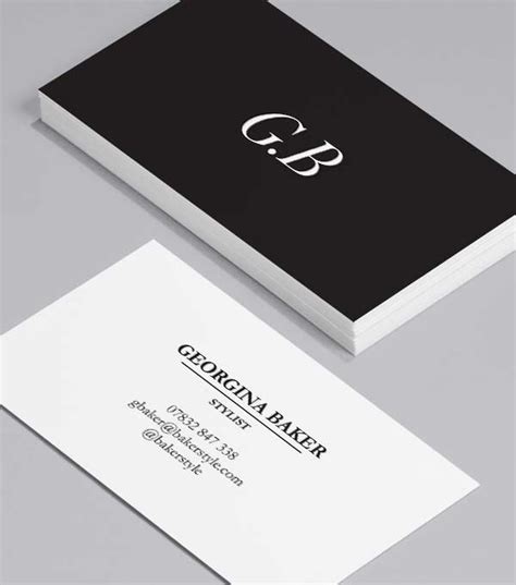 Business Card Layout Template