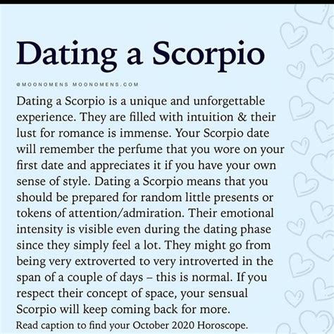 Dating a Scorpio: An Unforgettable Experience