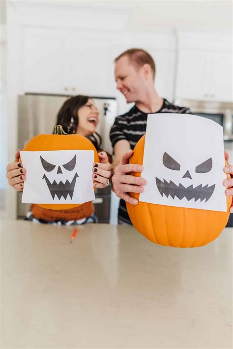 Scary Pumpkin Stencils: Free Printable! - Friday We're In Love