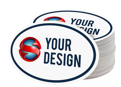 Custom Oval Stickers | Design Your Own Decal | StickersStickers