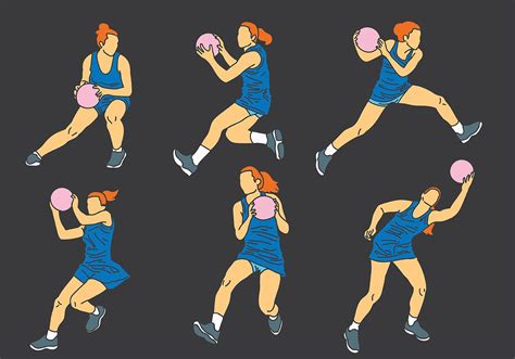 Free Netball Icons Vector 128819 Vector Art at Vecteezy