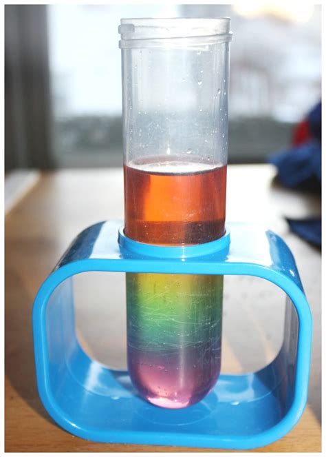 Sugar Water Density Rainbow Science Experiment