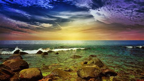 Beautiful Seascape wallpaper | 1920x1080 | #8282 | Landscape pictures ...