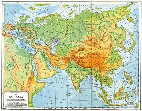 Online Maps: Asia and Europe Map