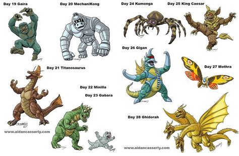 Kaiju Month - My Blog | All godzilla monsters, Kaiju, Kaiju monsters