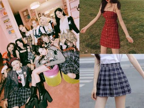 7 Plaid Skirt Outfits From Twice’s ‘The Feels’ Music Video