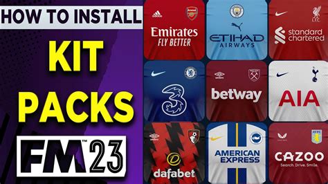 DOWNLOAD THESE KIT PACKS FOR FM23 | INSTALLATION GUIDE FOOTBALL MANAGER ...